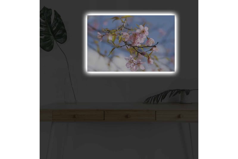 Veggdekorasjon LED-belysning Canvas Bilde - Innredning - Bilder & kunst - Lerretsbilder