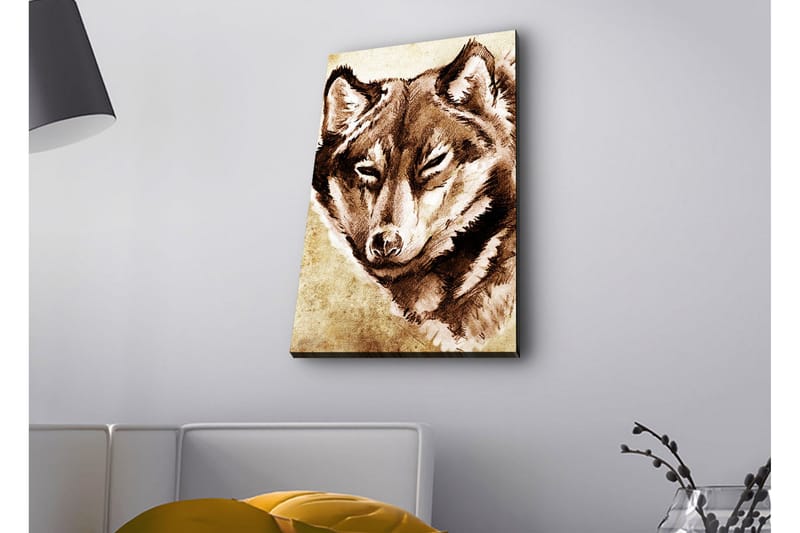 Veggdekorasjon LED-belysning Canvas Bilde - Innredning - Bilder & kunst - Lerretsbilder