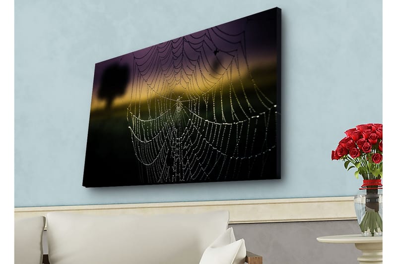 Veggdekorasjon LED-belysning Canvas Bilde - Innredning - Bilder & kunst - Lerretsbilder