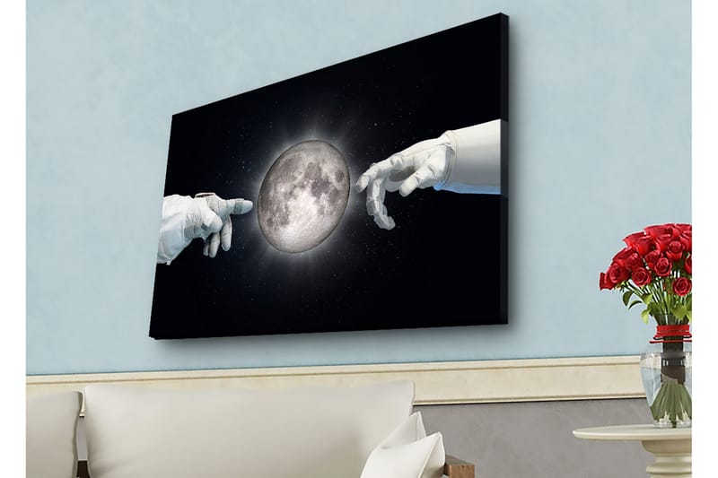 Veggdekorasjon LED-belysning Canvas Bilde - Innredning - Bilder & kunst - Lerretsbilder