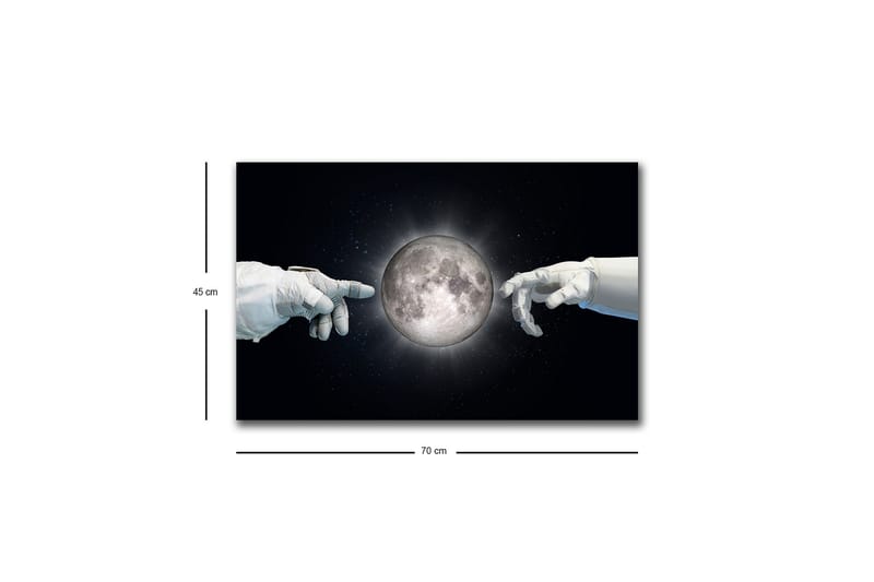 Veggdekorasjon LED-belysning Canvas Bilde - Innredning - Bilder & kunst - Lerretsbilder