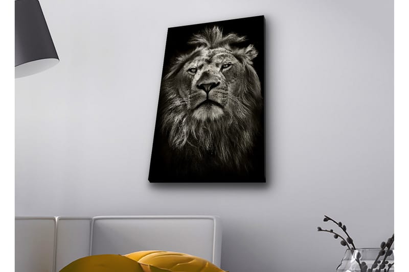 Veggdekorasjon LED-belysning Canvas Bilde - Innredning - Bilder & kunst - Lerretsbilder