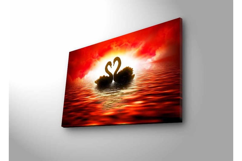 Veggdekorasjon LED-belysning Canvas Bilde - Innredning - Bilder & kunst - Lerretsbilder