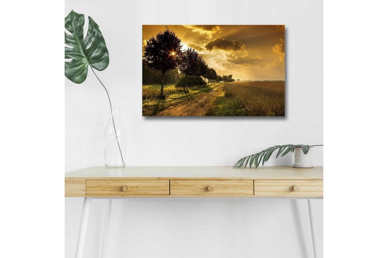 Veggdekorasjon LED-belysning Canvas Bilde - Innredning - Bilder & kunst - Lerretsbilder