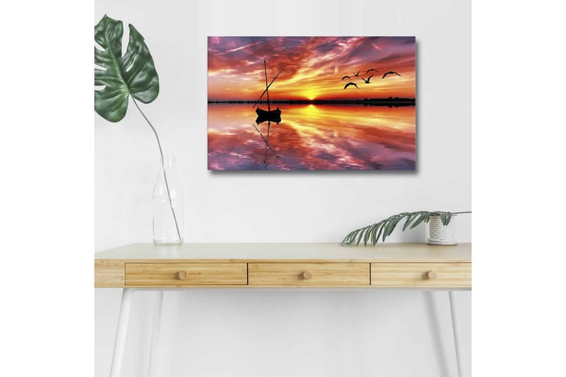 Veggdekorasjon LED-belysning Canvas Bilde - Innredning - Bilder & kunst - Lerretsbilder