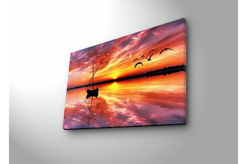 Veggdekorasjon LED-belysning Canvas Bilde - Innredning - Bilder & kunst - Lerretsbilder