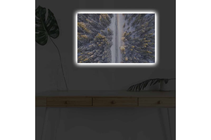 Veggdekorasjon LED-belysning Canvas Bilde - Innredning - Bilder & kunst - Lerretsbilder