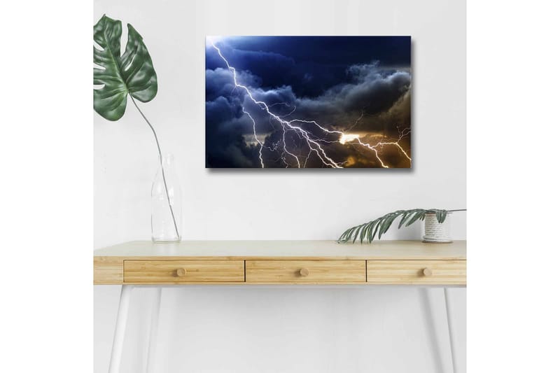 Veggdekorasjon LED-belysning Canvas Bilde - Innredning - Bilder & kunst - Lerretsbilder