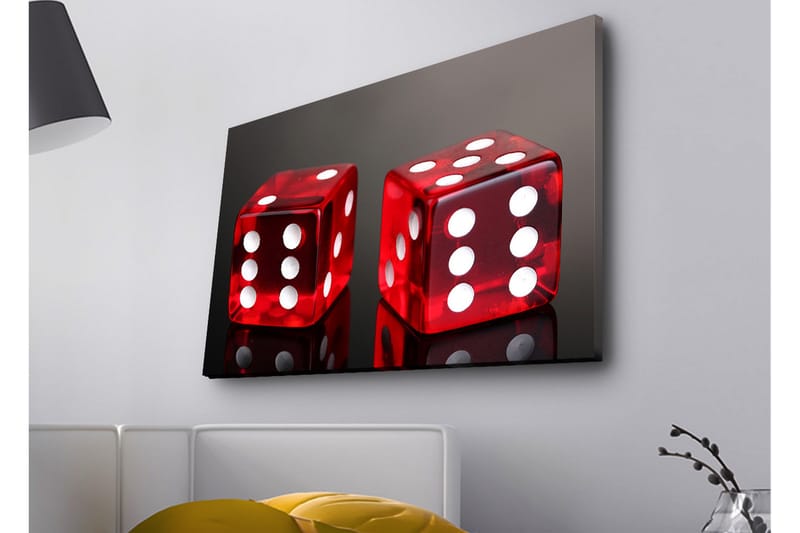 Veggdekorasjon LED-belysning Canvas Bilde - Innredning - Bilder & kunst - Lerretsbilder