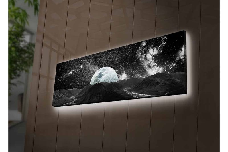 Veggdekorasjon LED-belysning Canvas Bilde - Innredning - Bilder & kunst - Lerretsbilder