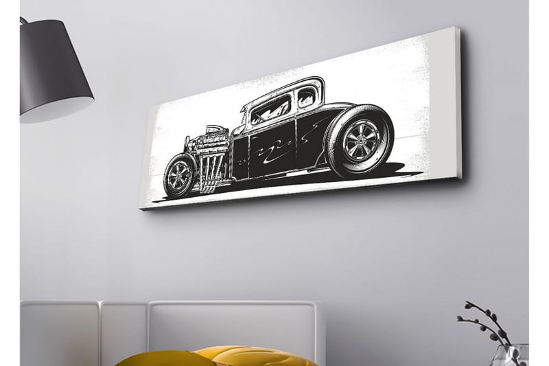 Veggdekorasjon LED-belysning Canvas Bilde - Innredning - Bilder & kunst - Lerretsbilder