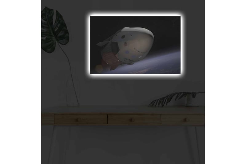 Veggdekorasjon LED-belysning Canvas Bilde - Innredning - Bilder & kunst - Lerretsbilder