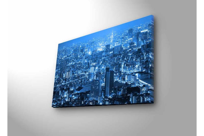 Veggdekorasjon LED-belysning Canvas Bilde - Innredning - Bilder & kunst - Lerretsbilder