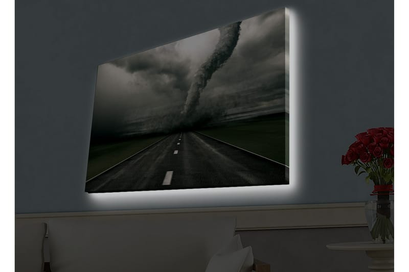 Veggdekorasjon LED-belysning Canvas Bilde - Innredning - Bilder & kunst - Lerretsbilder