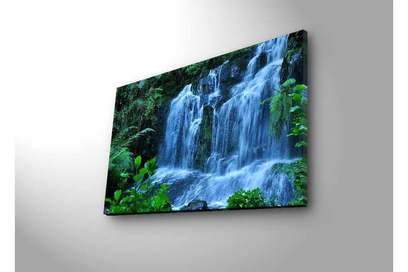 Veggdekorasjon LED-belysning Canvas Bilde - Innredning - Bilder & kunst - Lerretsbilder