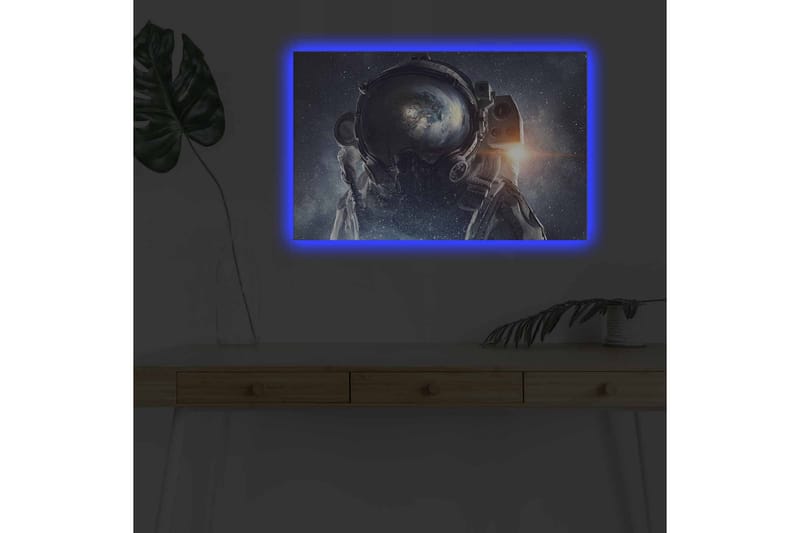 Veggdekorasjon LED-belysning Canvas Bilde - Innredning - Bilder & kunst - Lerretsbilder