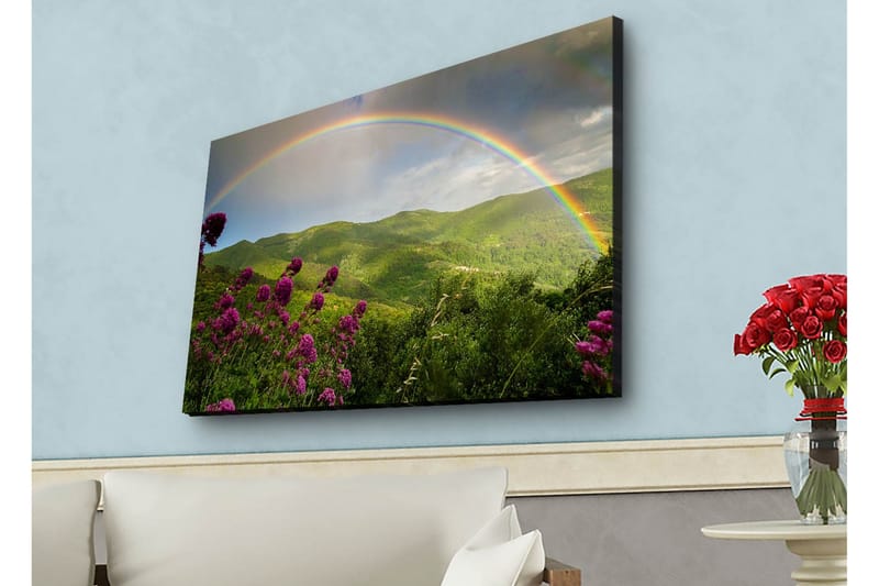 Veggdekorasjon LED-belysning Canvas Bilde - Innredning - Bilder & kunst - Lerretsbilder