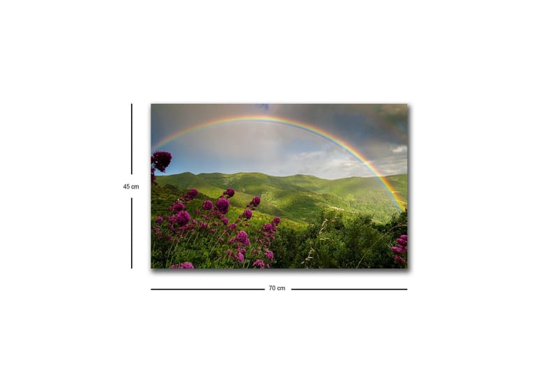 Veggdekorasjon LED-belysning Canvas Bilde - Innredning - Bilder & kunst - Lerretsbilder