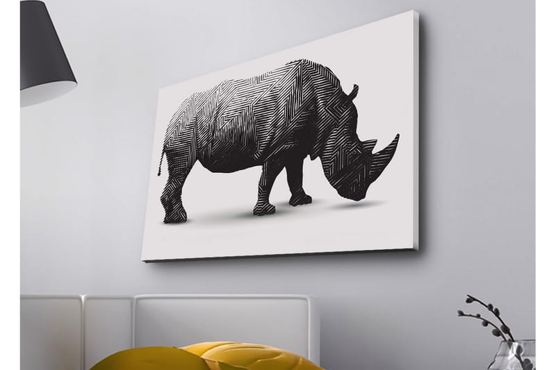 Veggdekorasjon LED-belysning Canvas Bilde - Innredning - Bilder & kunst - Lerretsbilder