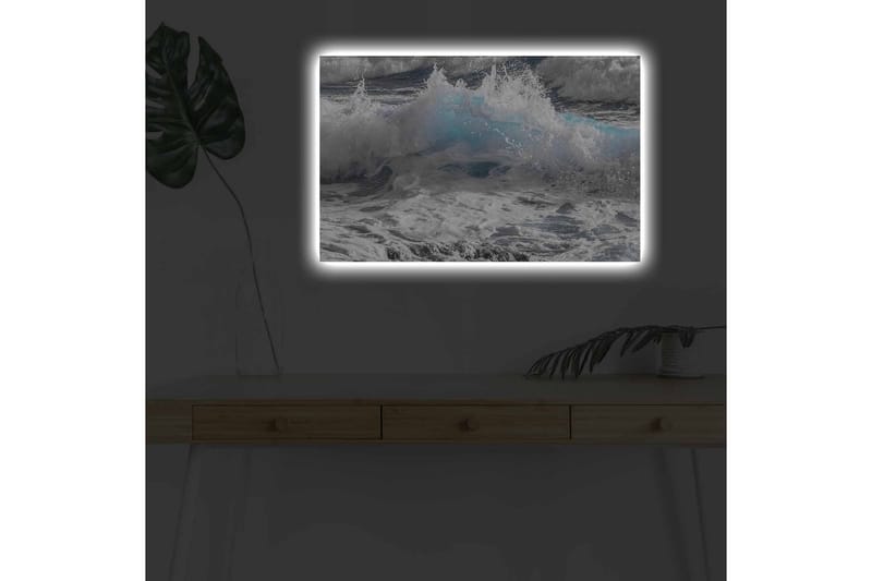 Veggdekorasjon LED-belysning Canvas Bilde - Innredning - Bilder & kunst - Lerretsbilder