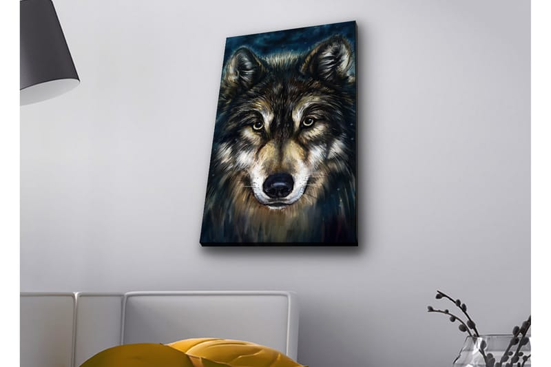 Veggdekorasjon LED-belysning Canvas Bilde - Innredning - Bilder & kunst - Lerretsbilder