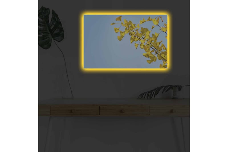 Veggdekorasjon LED-belysning Canvas Bilde - Innredning - Bilder & kunst - Lerretsbilder