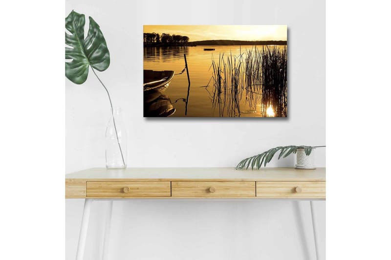 Veggdekorasjon LED-belysning Canvas Bilde - Innredning - Bilder & kunst - Lerretsbilder