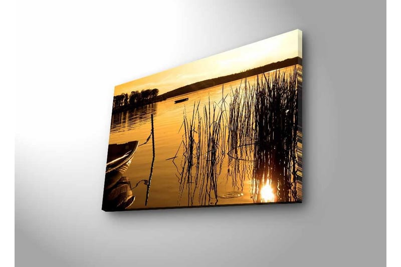 Veggdekorasjon LED-belysning Canvas Bilde - Innredning - Bilder & kunst - Lerretsbilder