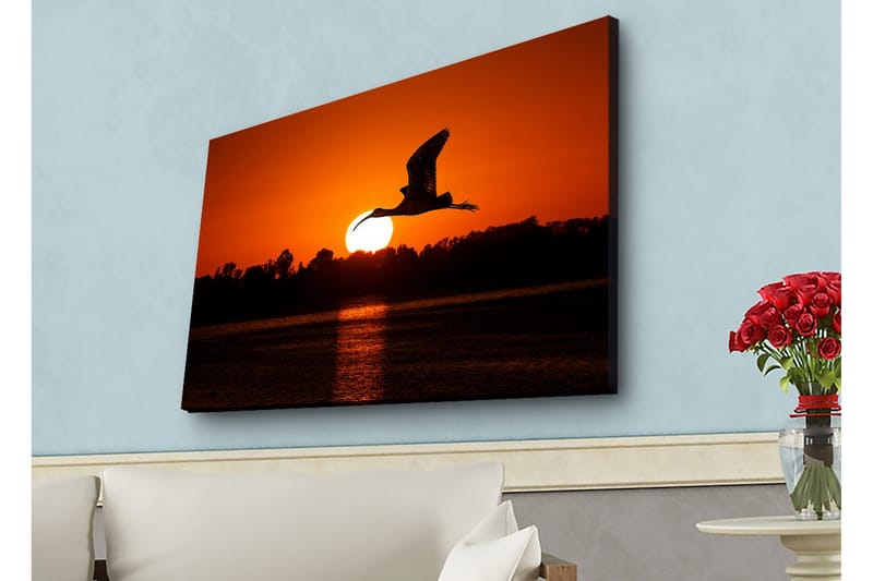 Veggdekorasjon LED-belysning Canvas Bilde - Innredning - Bilder & kunst - Lerretsbilder