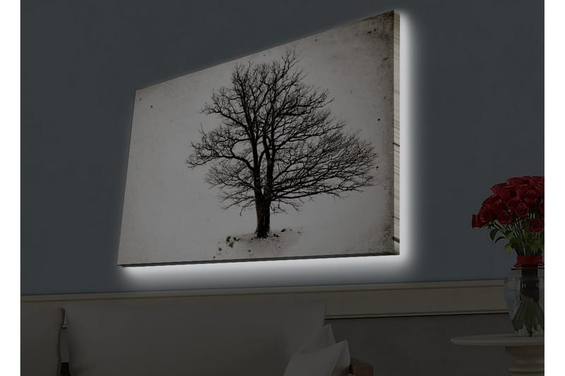 Veggdekorasjon LED-belysning Canvas Bilde - Lerretsbilder
