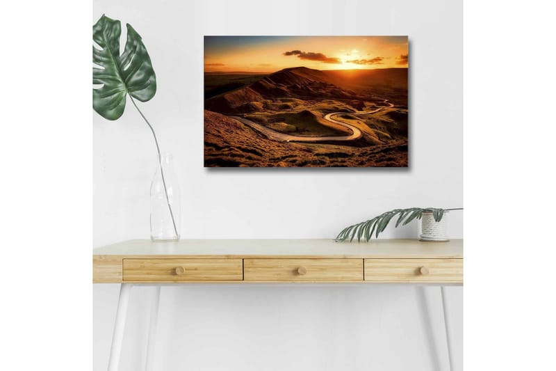 Veggdekorasjon LED-belysning Canvas Bilde - Innredning - Bilder & kunst - Lerretsbilder