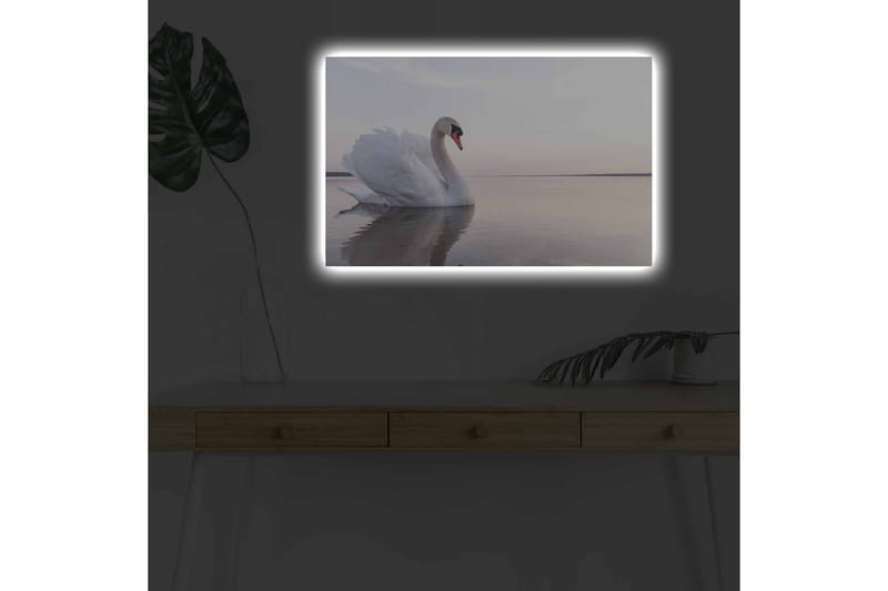 Veggdekorasjon LED-belysning Canvas Bilde - Innredning - Bilder & kunst - Lerretsbilder