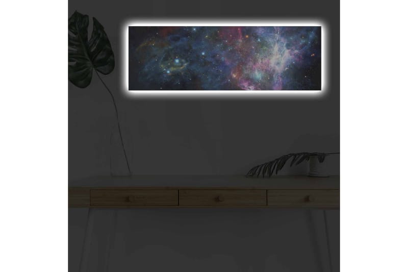 Veggdekorasjon LED-belysning Canvas Bilde - Innredning - Bilder & kunst - Lerretsbilder