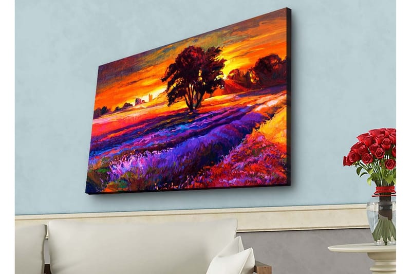 Veggdekorasjon LED-belysning Canvas Bilde - Innredning - Bilder & kunst - Lerretsbilder