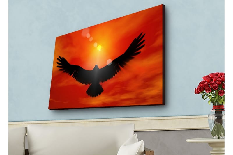 Veggdekorasjon LED-belysning Canvas Bilde - Innredning - Bilder & kunst - Lerretsbilder