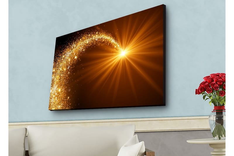 Veggdekorasjon LED-belysning Canvas Bilde - Innredning - Bilder & kunst - Lerretsbilder