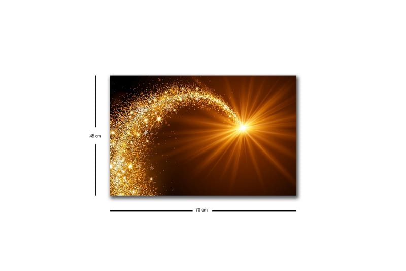 Veggdekorasjon LED-belysning Canvas Bilde - Innredning - Bilder & kunst - Lerretsbilder