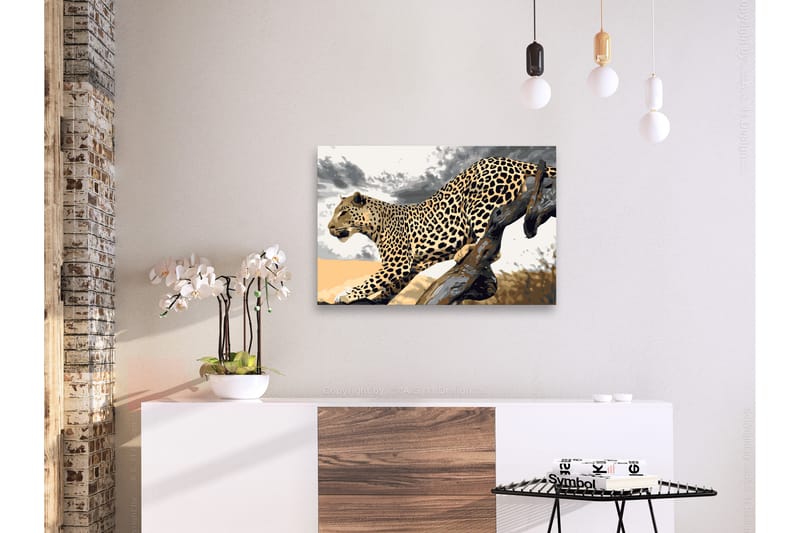 Gjør-det-selv-maleri Cheetah 60x40 cm - Artgeist sp. z o. o. - Innredning - Bilder & kunst - Male selv