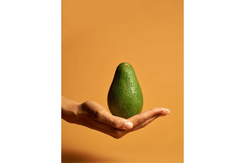 Poster Avocado 30x40 cm - Orange/Grøn - Innredning - Bilder & kunst - Posters