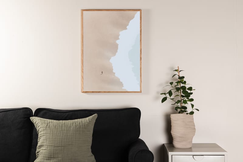 Poster Beach 50x70 cm - Beige - Innredning - Bilder & kunst - Posters