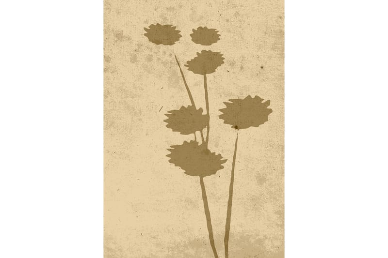 Poster Flower art 21x30 cm - Beige - Innredning - Bilder & kunst - Posters