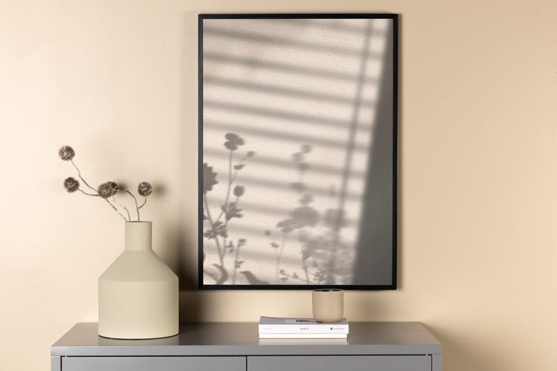 Poster Flower Shadow 50x70 cm - Hvid - Innredning - Bilder & kunst - Posters