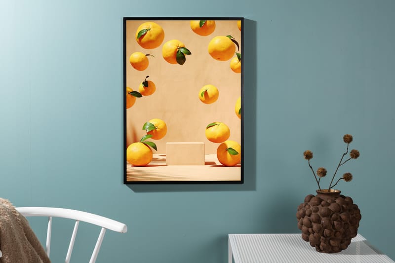 Poster Lemons 21x30 cm - Beige - Innredning - Bilder & kunst - Posters