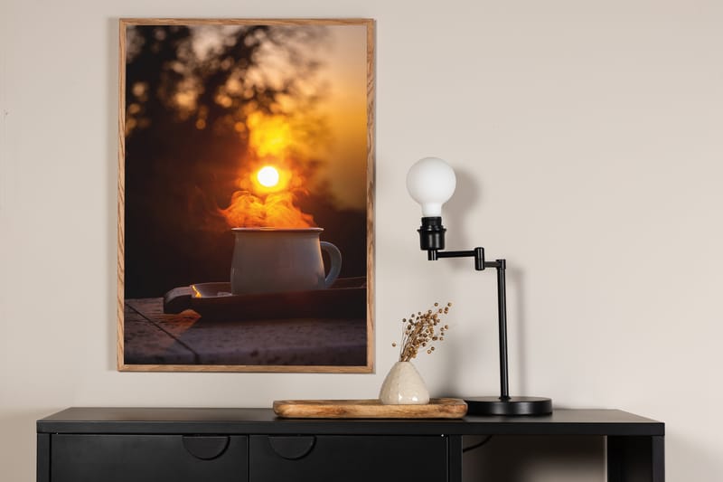 Poster Morning coffee 21x30 cm - Orange/Sort - Innredning - Bilder & kunst - Posters