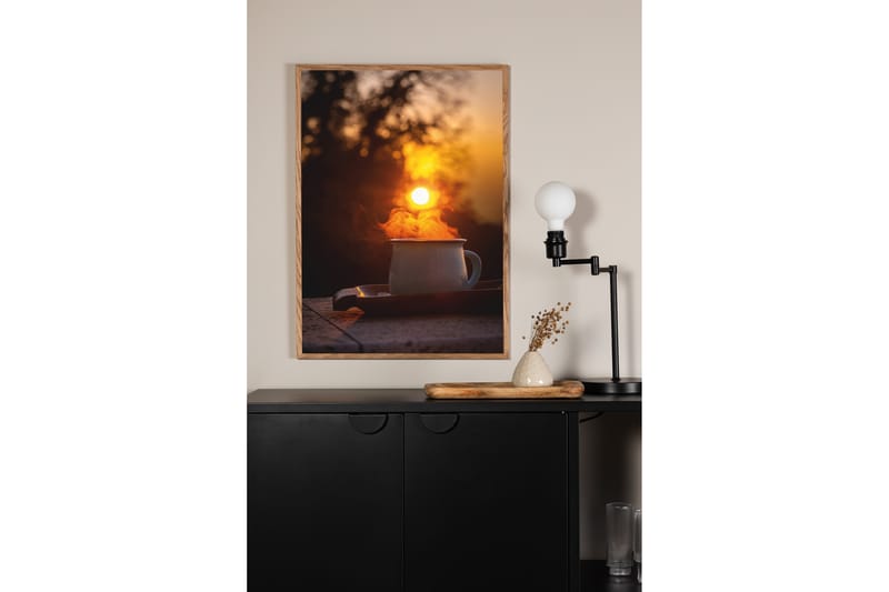 Poster Morning coffee 21x30 cm - Orange/Sort - Innredning - Bilder & kunst - Posters