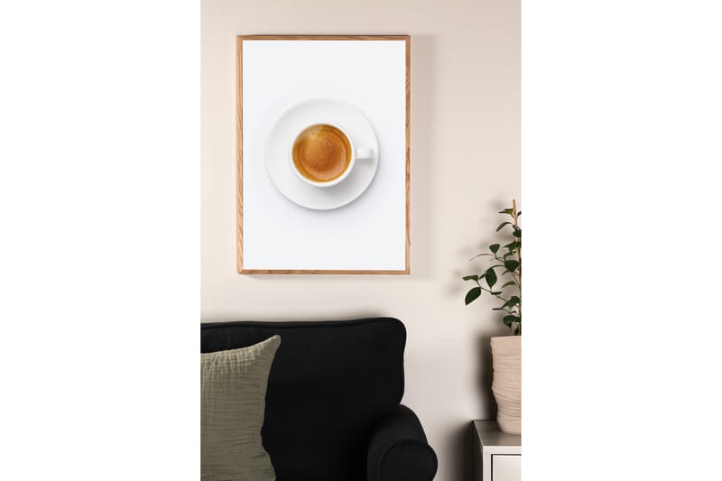 Poster Skimmed coffee 30x40 cm - Brun/Hvid - Innredning - Bilder & kunst - Posters