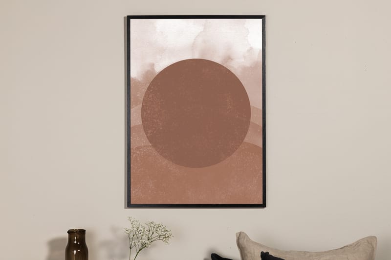 Poster Soft shades 21x30 cm - Brun - Innredning - Bilder & kunst - Posters