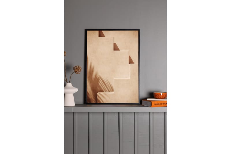 Poster Stairs 30x40 cm - Lys Orange - Innredning - Bilder & kunst - Posters