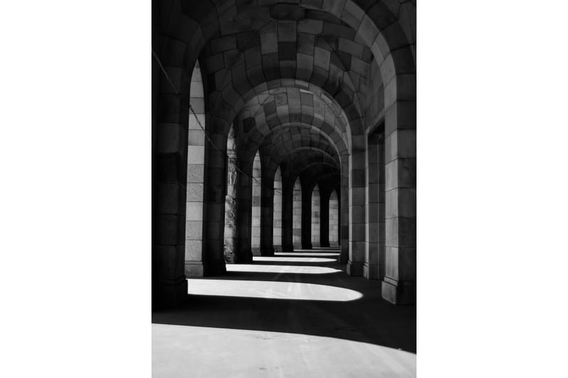 Poster Walkway 21x30 cm - Beige - Innredning - Bilder & kunst - Posters