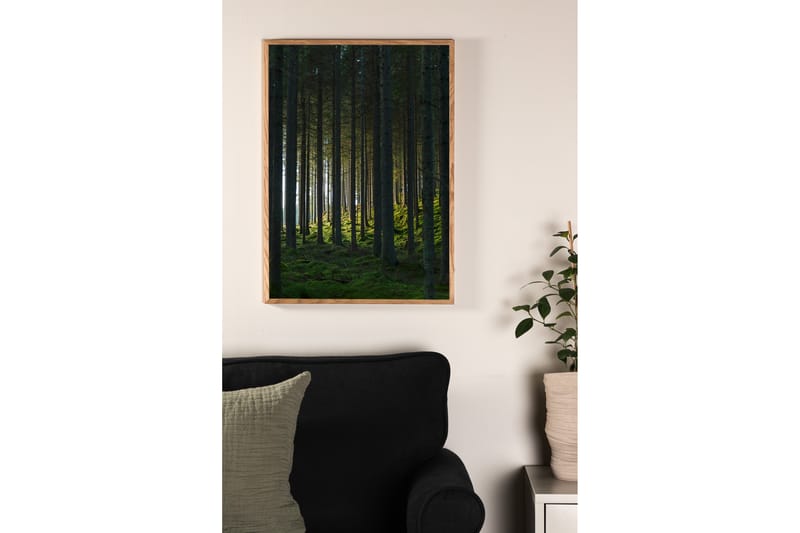 Poster Woods 30x40 cm - Sort/Grøn - Innredning - Bilder & kunst - Posters